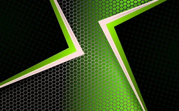 Yeşil okları ile geometrik soyut karanlık doku kompozisyon