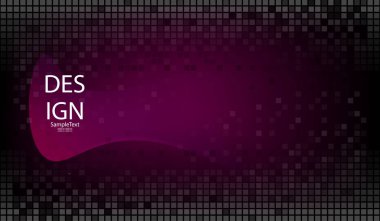 Kareler mozaiği ile soyut mor geometrik arka plan