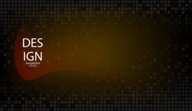 Kareler mozaik ile soyut koyu geometrik arka plan