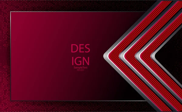 Oluklu oklar ile soyut geometrik kırmızı dokusal kompozisyon