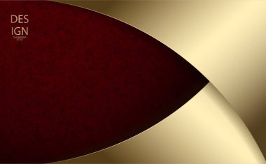 Koyu pembe soyut dokusal arka plan, altın köşeli renk