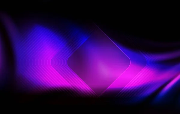 Темно-фиолетовый абстрактный фон с квадратной рамкой — стоковый вектор