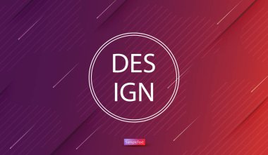 Çizgili bir dizi pembe renk tasarımı ile soyut koyu mor