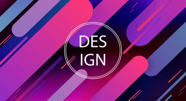 Mor eğik çizgili soyut koyu kompozisyon