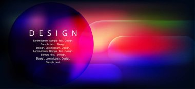 Oval şekilli koyu kırmızı soyut arka plan