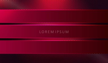 Örgü ve çerçeveli geometrik pembe tasarım