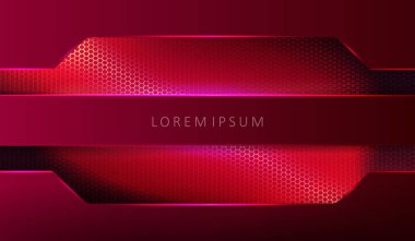 Örgü ve çerçeveli pembe geometrik tasarım