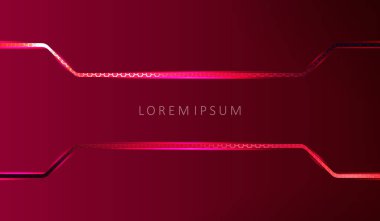 Örgü ve çerçeveli pembe geometrik soyut tasarım