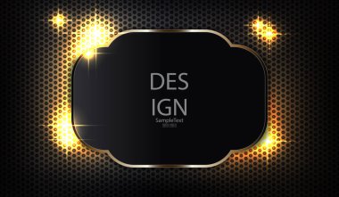 Kıvırcık çerçeveli kıvırcık çerçeveli geometrik, sofistike koyu örgü tasarımı