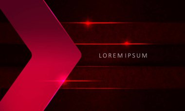 Ok ve parıltılı geometrik soyut kırmızı koyu mermer arka plan