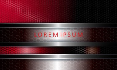 Metal çerçeveli dokulu çerçeveli soyut koyu kırmızı tasarım