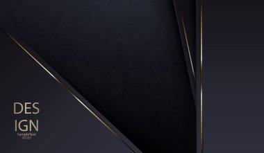 Altın kenarlıgri çerçeveli soyut koyu doku tasarımı