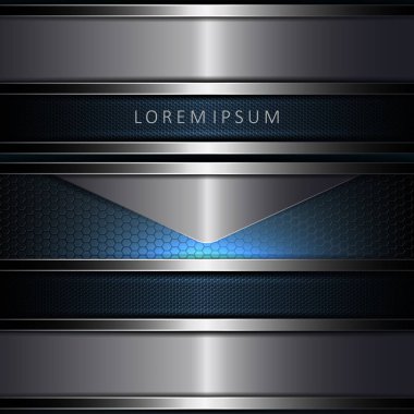 Çerçeveli soyut koyu turkuaz örgü kompozisyonu ve bir ok ile metalik renk bir saçaklama