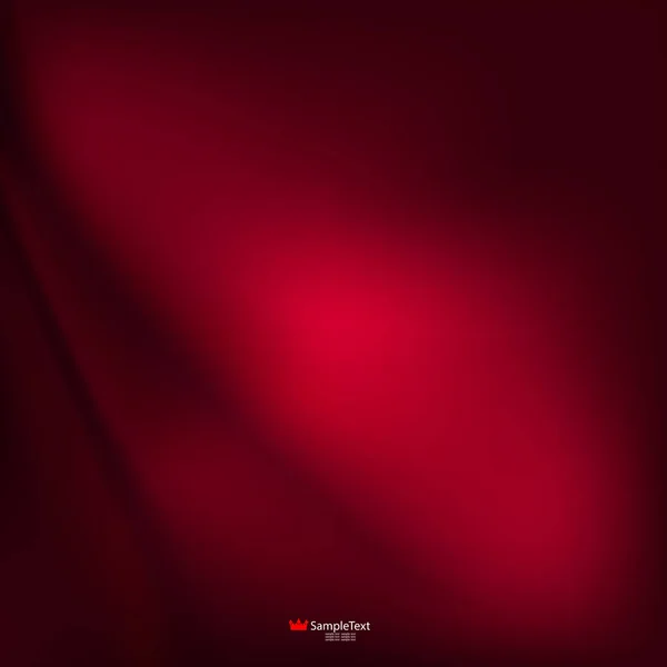 Exquisito fondo ondulado liso rojo oscuro abstracto — Vector de stock