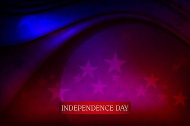 Soyut koyu kırmızı, mavi arkaplan, eğim ve yıldız kümesi.