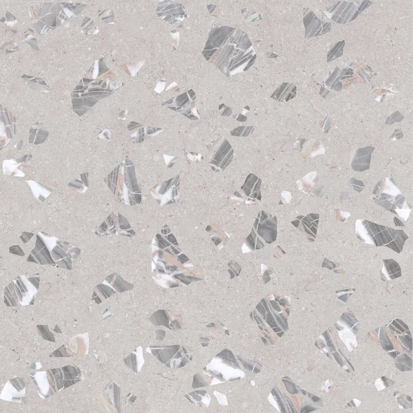 Mozaika Kámen Cement Pozadí Teracová Podlaha — Stock fotografie