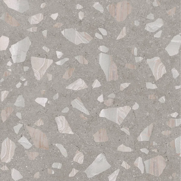 Мозаичный Камень Цементный Фон Напольные Покрытия Terrazzo — стоковое фото