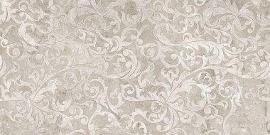 Damask Nacre ve çimento dekoratif duvar kağıdı, dijital duvar döşemesi tasarımı