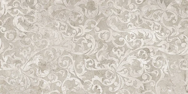 Damask Nacre ve çimento dekoratif duvar kağıdı, dijital duvar döşemesi tasarımı