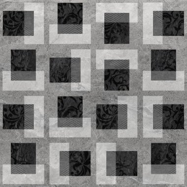 Beton gölgesi geometrik küp tasarımı