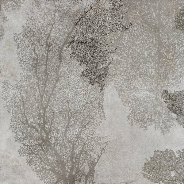 Yapraklar ve çimento karışık doku, soyut kirli arkaplan