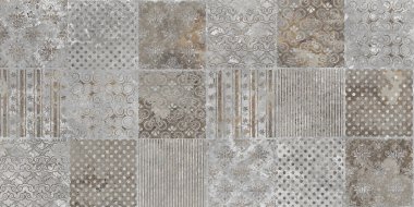 Retro kiremit deseni ve grunge taş duvar dokusu, vintage arkaplan