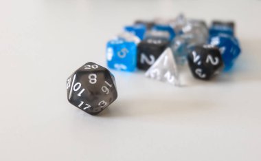 Masa oyunları ve roleplay Oyunlar için dices bir dizi