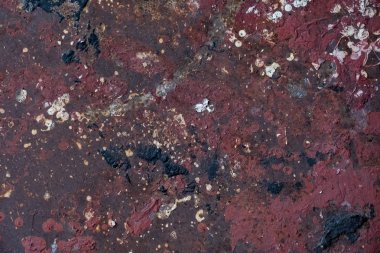 paslı metal doku makro çekim