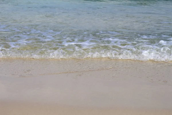 Zeewater Zand Strand Fotoachtergrond Koraal Strand Zand Zee Golf Tropische — Stockfoto