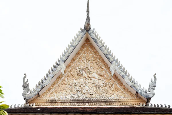 Architektury Buddyjski Pagoda Wat Damnak Siem Reap Kambodża Tradycyjne Khmerskie — Zdjęcie stockowe