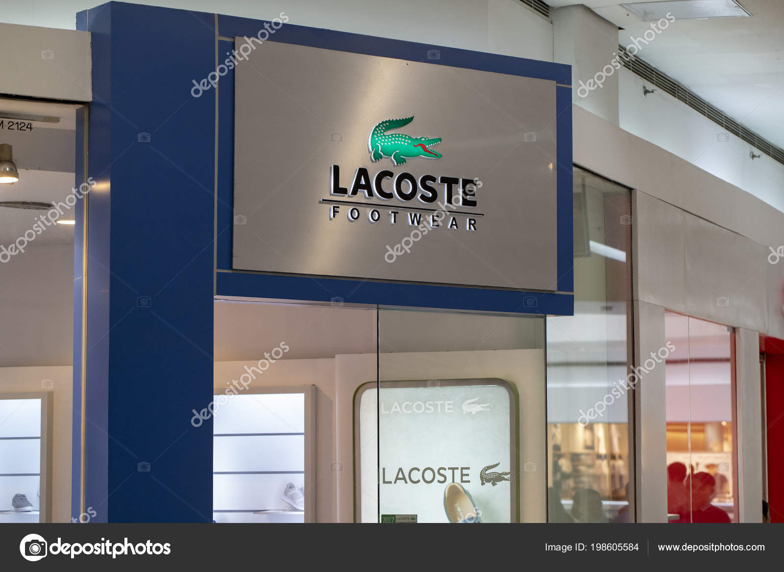 Manila Philippines March 2018 Lacoste 