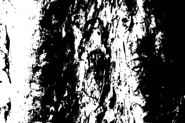汚れた木製の質感 苦しめられた木材の黒と白のベクトル テクスチャです 荒い木の樹皮の表面 古い木造 天然木材屑とスクラッチ 高齢者の着用ヴィンテージ オーバーレイ 木の表面 — ストックベクタ