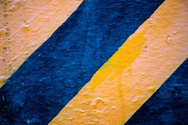 Fundo Amarelo Preto Bloco Fronteira Estrada Listras Pretas Amarelas Textura — Fotografia de Stock