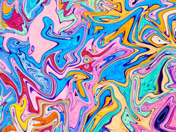 Kolor Jasny Neon Palety Marmurki Cyfrowy Marmur Streszczenie Tło Candy — Zdjęcie stockowe