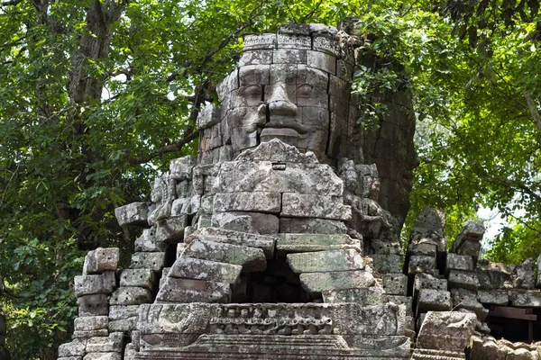Ancienne Ruine Pierre Temple Banteay Kdei Angkor Wat Cambodge Ancienne — Photo