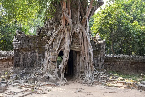 Antiguas Ruinas Del Templo Som Complejo Angkor Wat Camboya Arruina —  Fotos de Stock