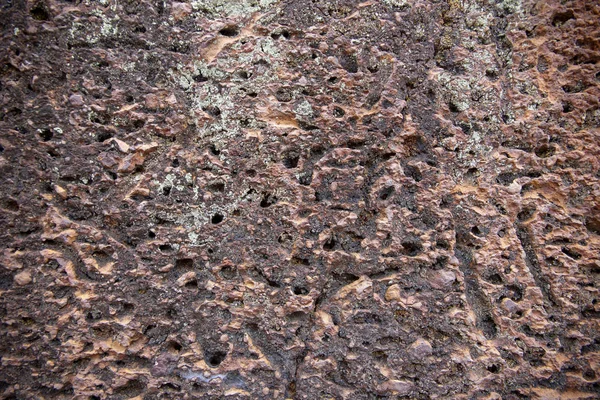 Antieke Zandstenen Oppervlak Verweerde Ruwe Textuur Van Natuursteen Poreuze Stenen — Stockfoto