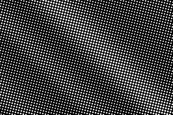 Pois Blancs Sur Fond Noir Petite Texture Vectorielle Demi Teinte — Image vectorielle