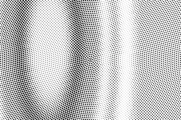 Negro Sobre Blanco Textura Vectorial Medio Tono Ilusión Óptica Digital — Vector de stock