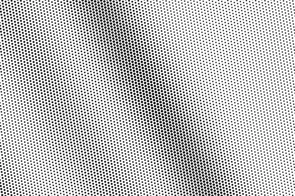 Schwarz Weißer Häufiger Halbtonvektor Digital Gepunktete Textur Diagonaler Punkteverlauf Für — Stockvektor