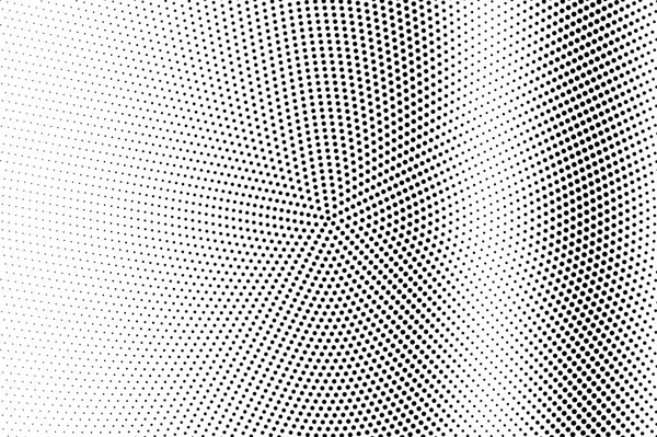 Vecteur Demi Teinte Noir Sur Blanc Texture Pointillée Centrée Gradient — Image vectorielle