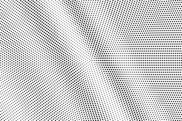 Zwart Wit Contrast Halftone Textuur Diagonale Dotwork Kleurovergang Gestippelde Vector — Stockvector