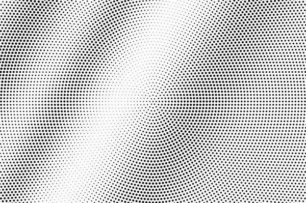 Schwarz Auf Weißem Rundem Halbton Diagonaler Punkteverlauf Grob Gepunkteter Vektorhintergrund — Stockvektor