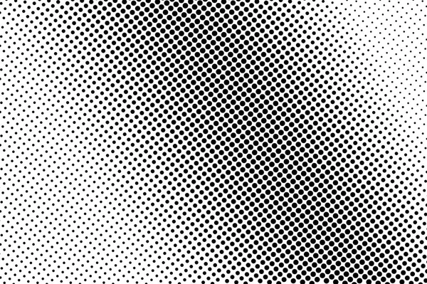 Black White Halftone Vector Diagonal Dotted Gradient Frequent Dotwork Texture — Vector de stock