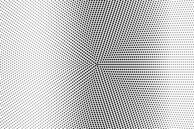 Siyah ve beyaz yarım ton vektörü. Dikey noktalı gradyan. Pürüzsüz nokta dokusu. Mürekkep noktalı süsleme ile retrostaj. Tek renkli yarım tonlu arka plan. Klasik çizgi film tasarımı için delinmiş yüzey