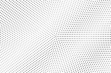 Siyah ve beyaz yarım ton vektör dokusu. Çapraz nokta gradyanı. Vintage etkisi için küçük bir nokta çalışma yüzeyi. Monokrom yarım ton arkaplan ya da üst kaplama. Deforme olmuş retro tasarım. Mürekkep nokta desen kartı