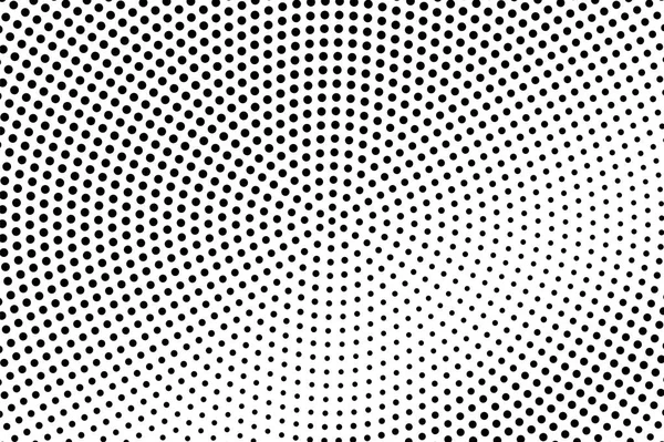 Black White Halftone Vector Texture Diagonal Dotted Gradient Dotwork Surface — Stock Vector