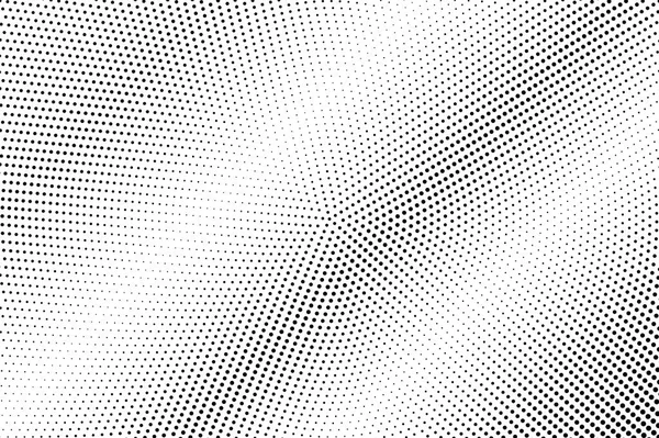 Texture Vectorielle Demi Teinte Noire Blanche Gradient Pointillé Fané Surface — Image vectorielle