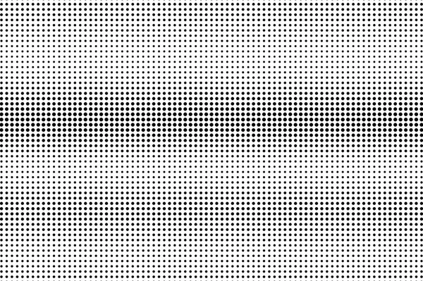 Чорно Біла Напівтонова Векторна Текстура Горизонтальний Пунктирний Градієнт Груба Точкова — стоковий вектор