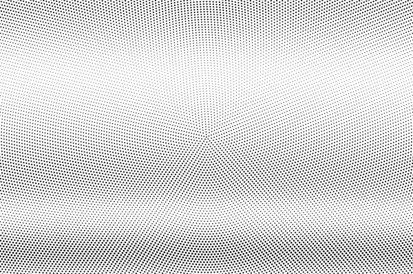 Textura Vectorial Medio Camino Blanco Negro Gradiente Puntiaguado Horizontal Microdotwork — Vector de stock